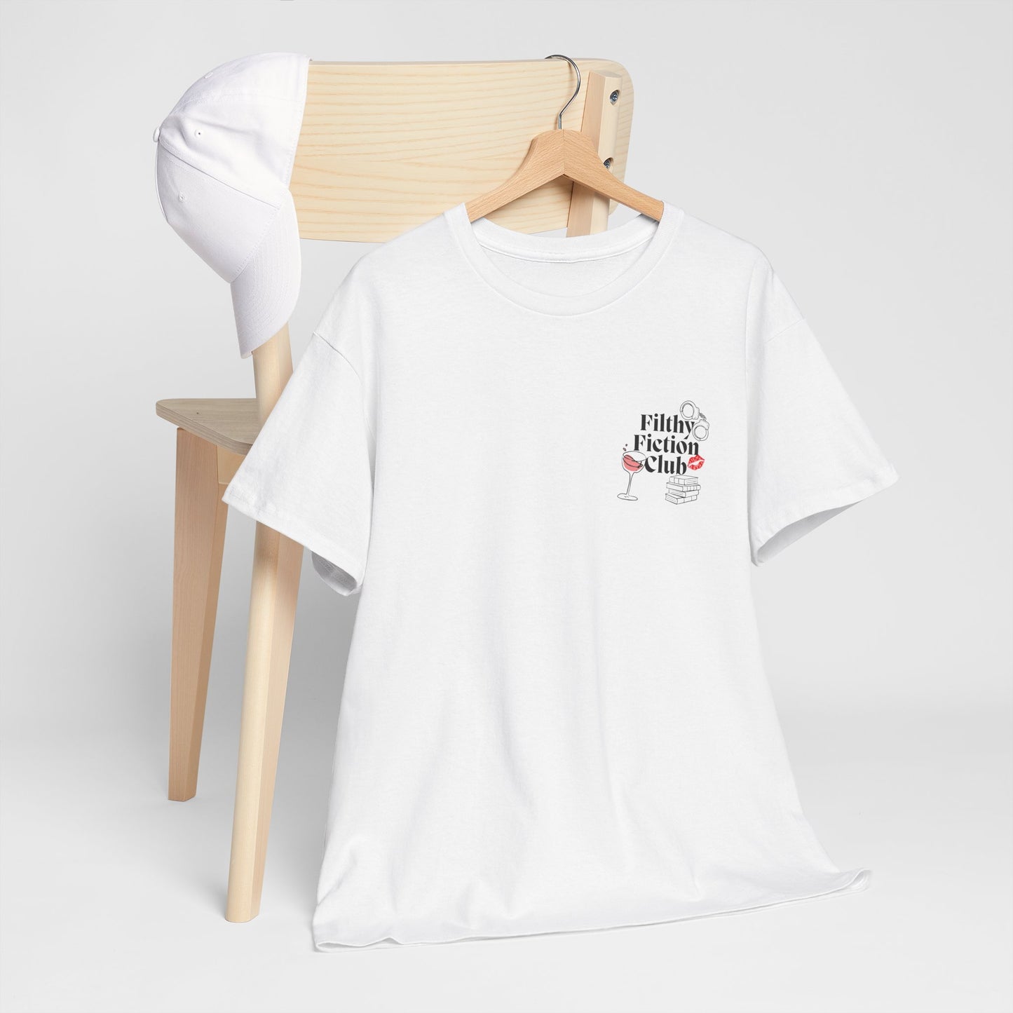 Filthy Fiction Club Tee – Spicy Book Girl Shirt for Smut Readers & BookTok Addicts