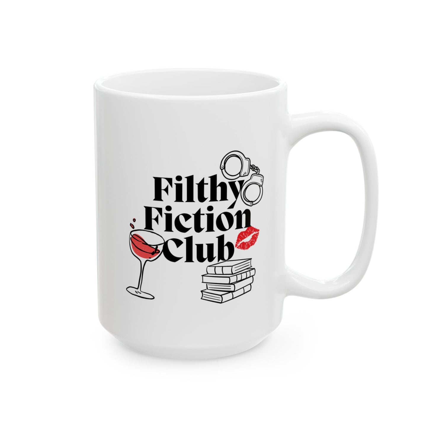 Read Smut, Drink Wine, Stay Spicy – Spicy Book Lover Mug for Romance & Filthy Fiction Fans