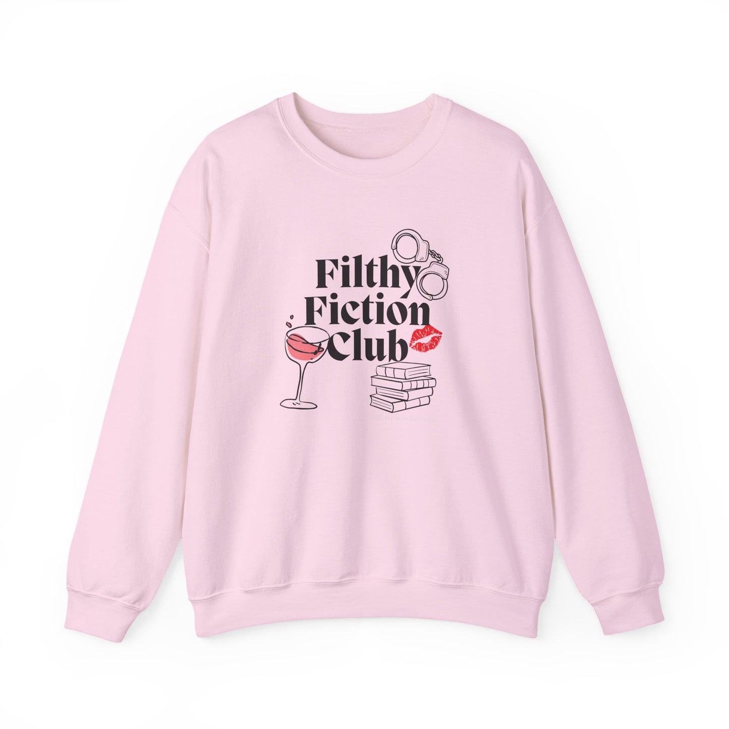 Filthy Fiction Club Sweatshirt – Bookish Smut Lover Pullover | Cozy Dark Romance Book Club Crewneck