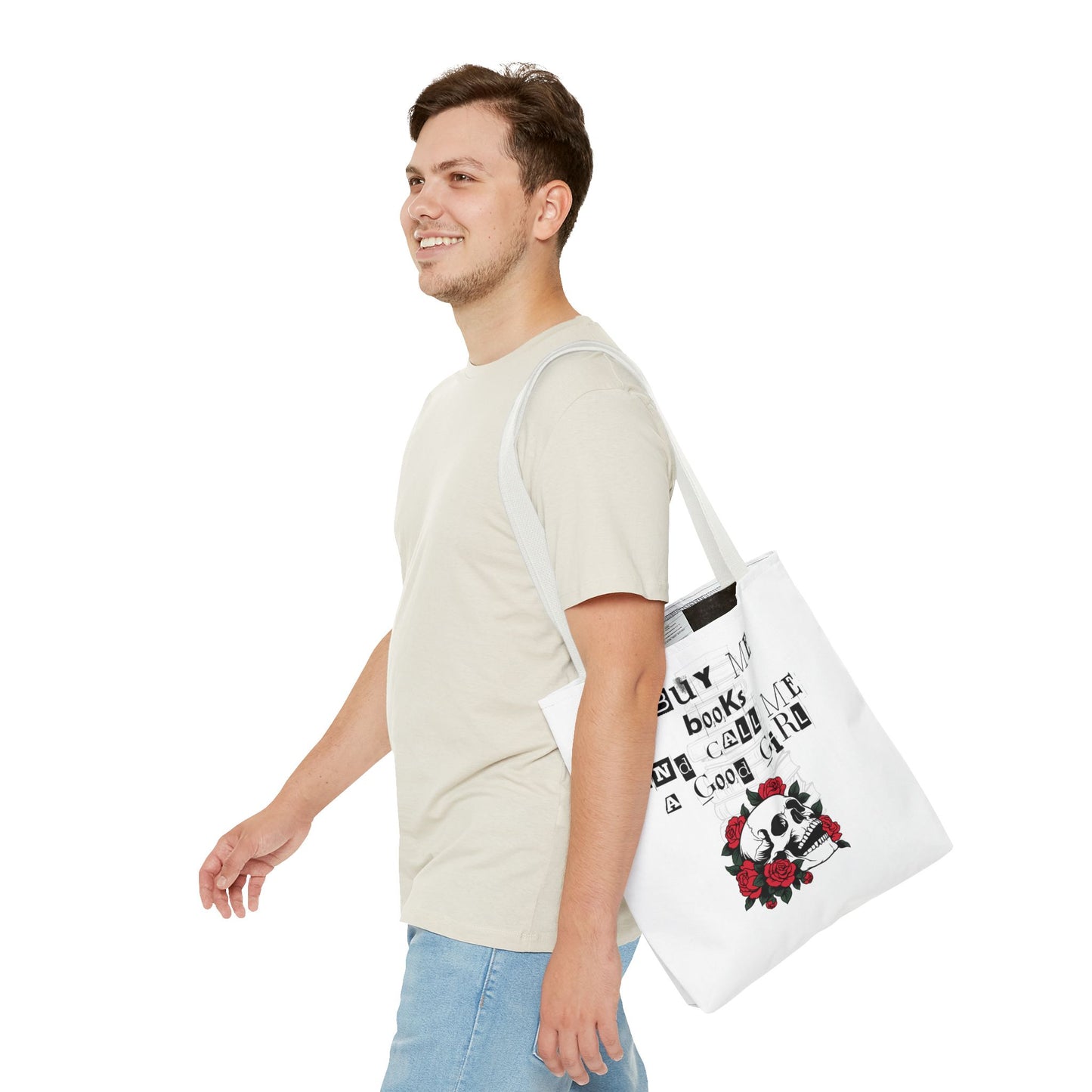 Buy Me Books and Call Me a Good Girl Tote – Spicy Bookish Tote Bag for Smut Readers
