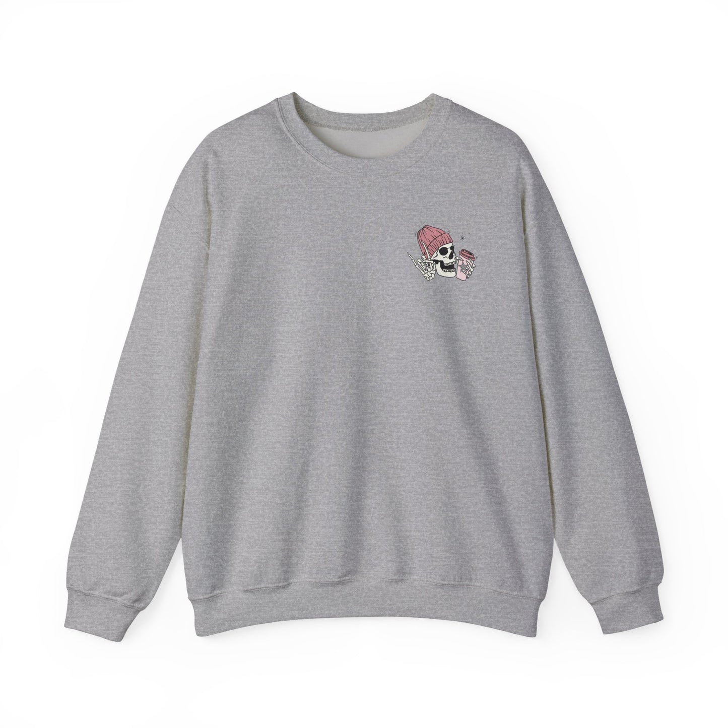 Fueled by Coffee and Smut Crewneck Sweatshirt – Spicy Book Lover Aesthetic