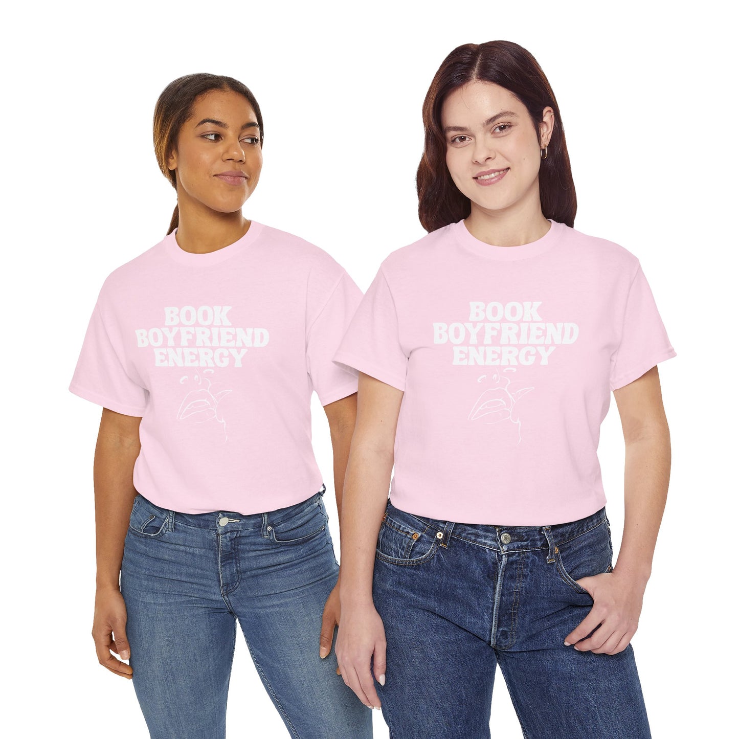 Book Boyfriend Energy Tee – Spicy BookTok T-Shirt for Romance Readers