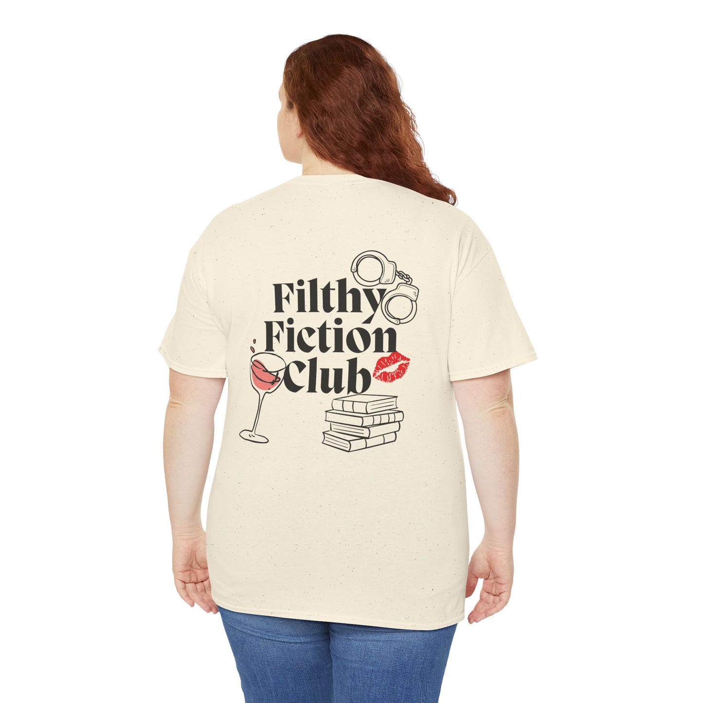 Filthy Fiction Club Tee – Spicy Book Girl Shirt for Smut Readers & BookTok Addicts
