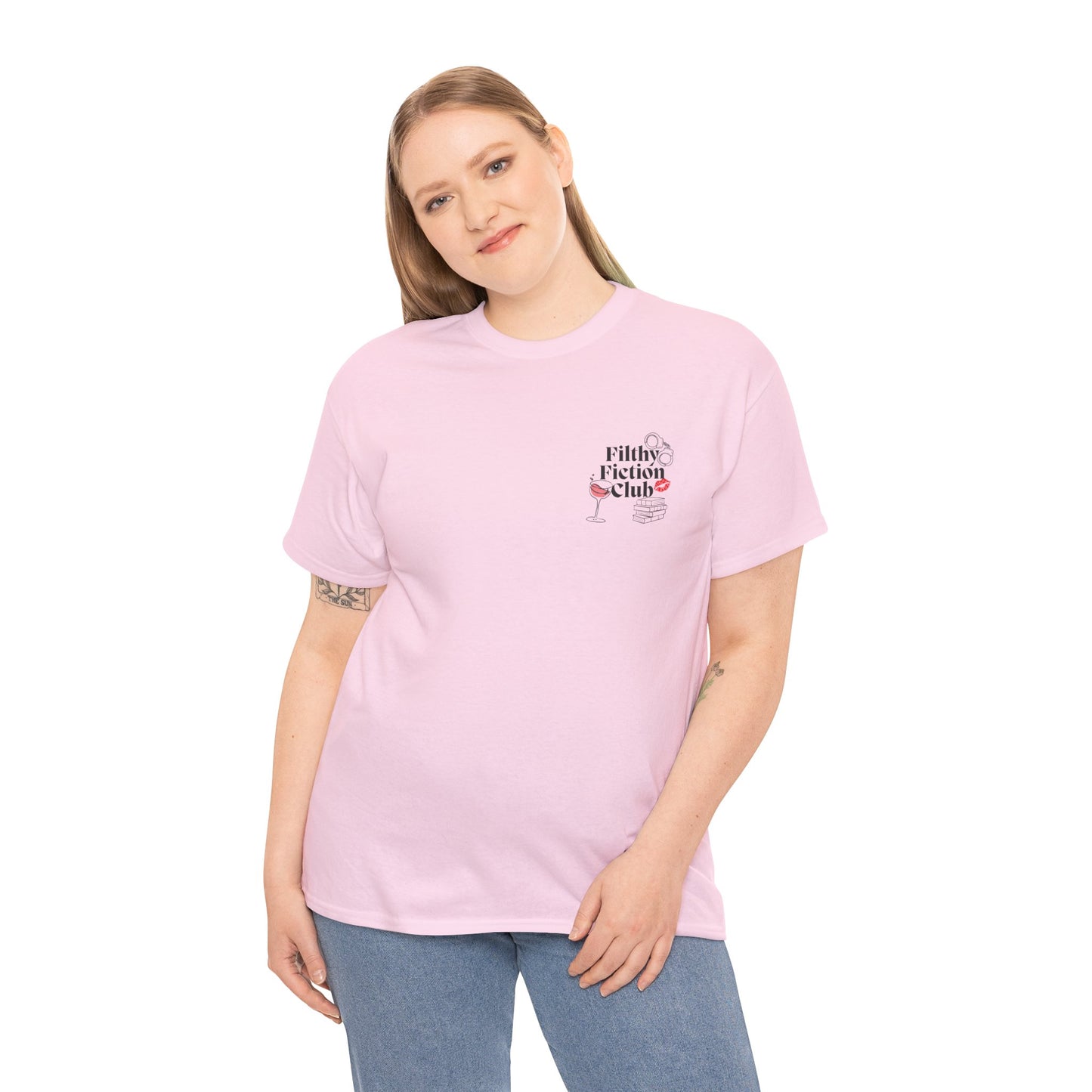 Filthy Fiction Club Tee – Spicy Book Girl Shirt for Smut Readers & BookTok Addicts