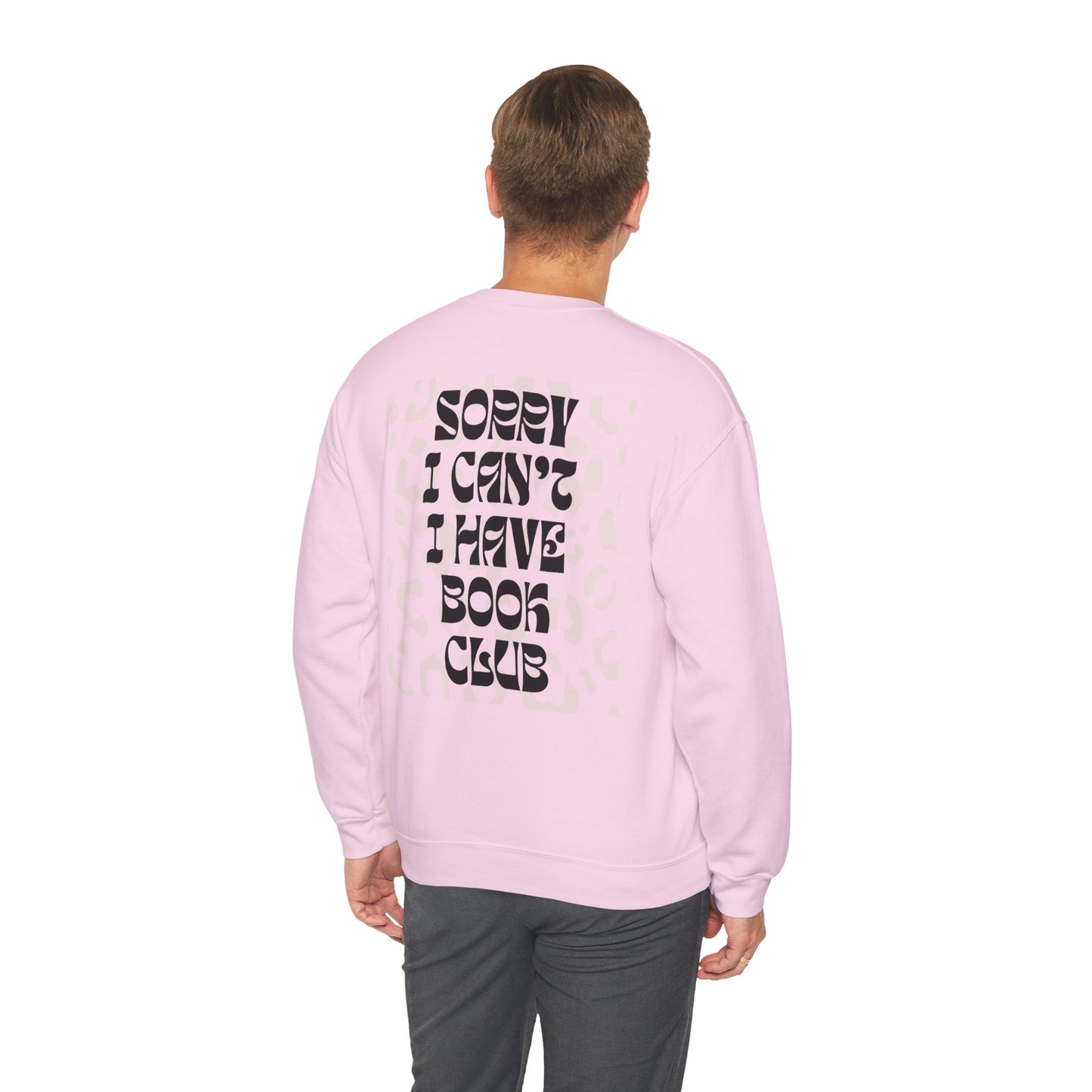 Sorry I Can’t, I Have Book Club Crewneck — Spicy Smut Reader Aesthetic Sweatshirt