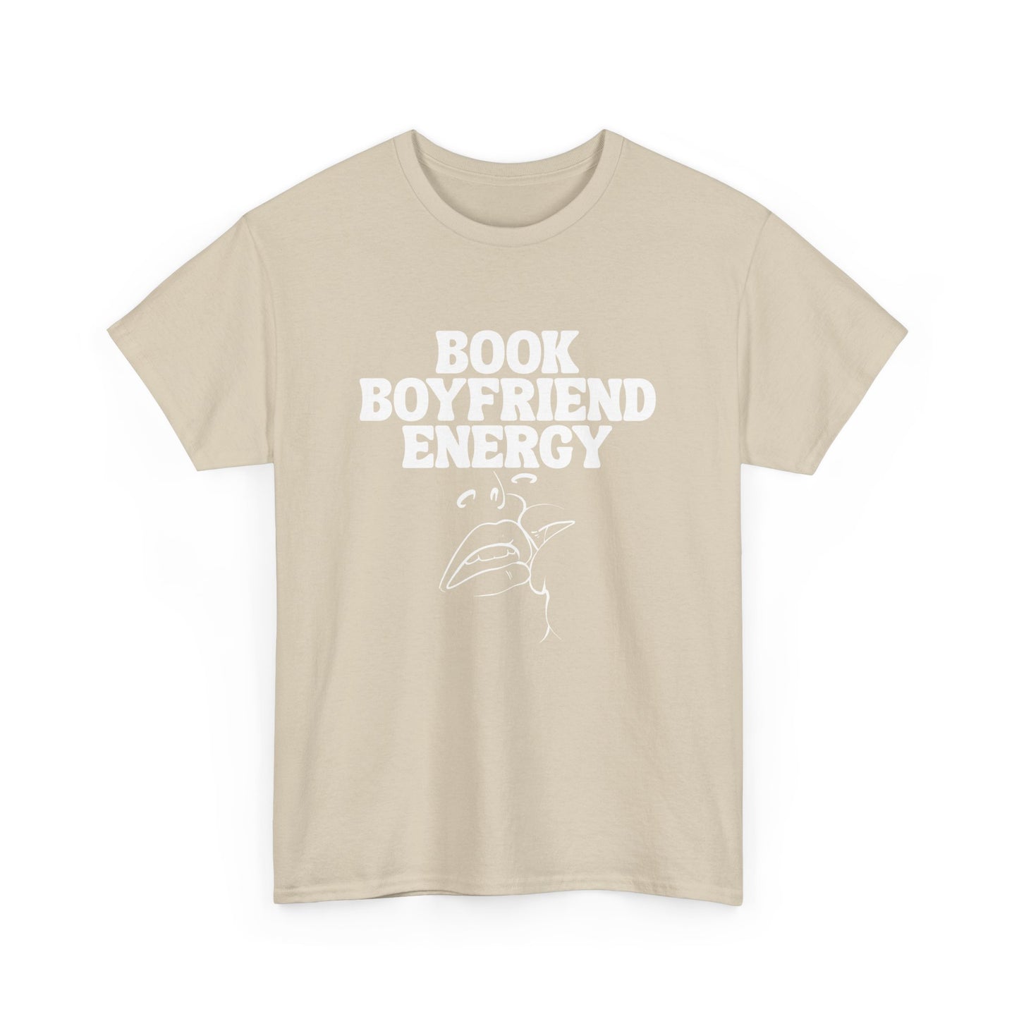 Book Boyfriend Energy Tee – Spicy BookTok T-Shirt for Romance Readers