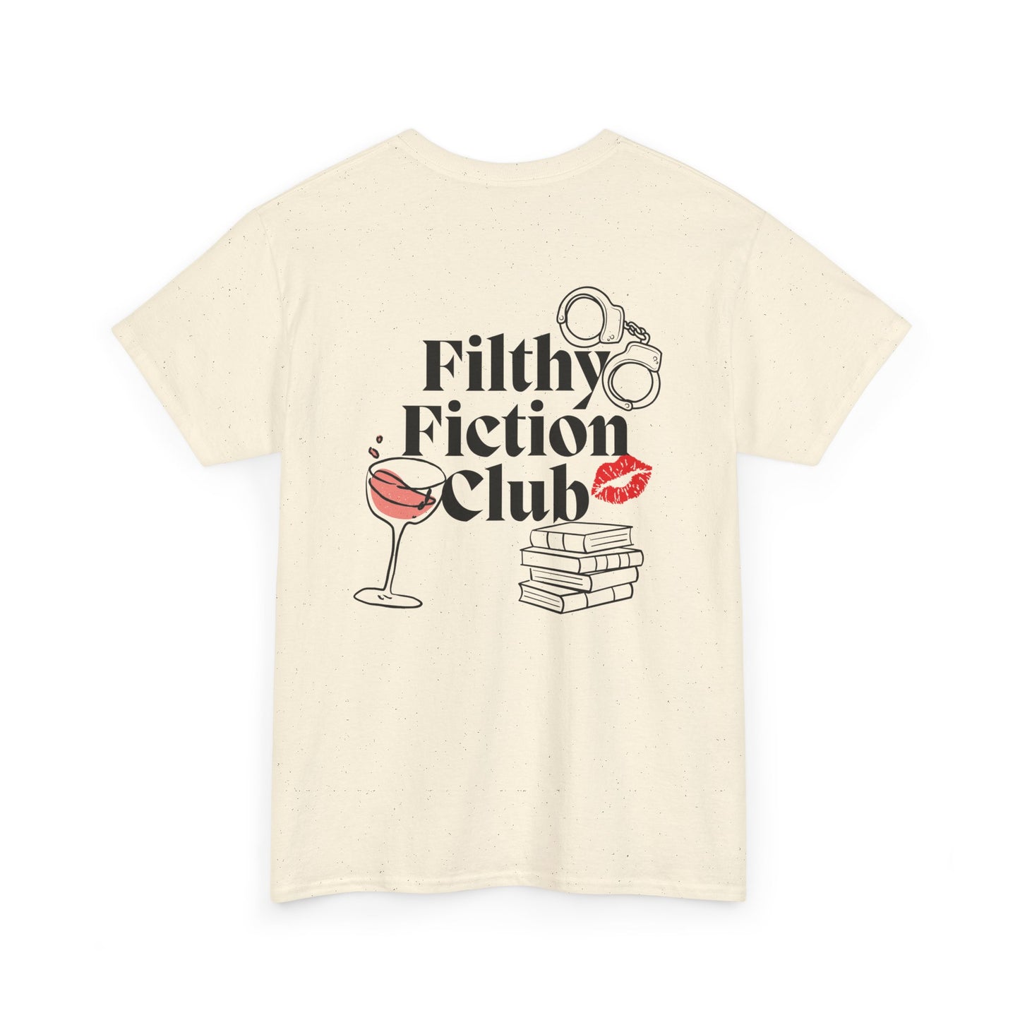 Filthy Fiction Club Tee – Spicy Book Girl Shirt for Smut Readers & BookTok Addicts