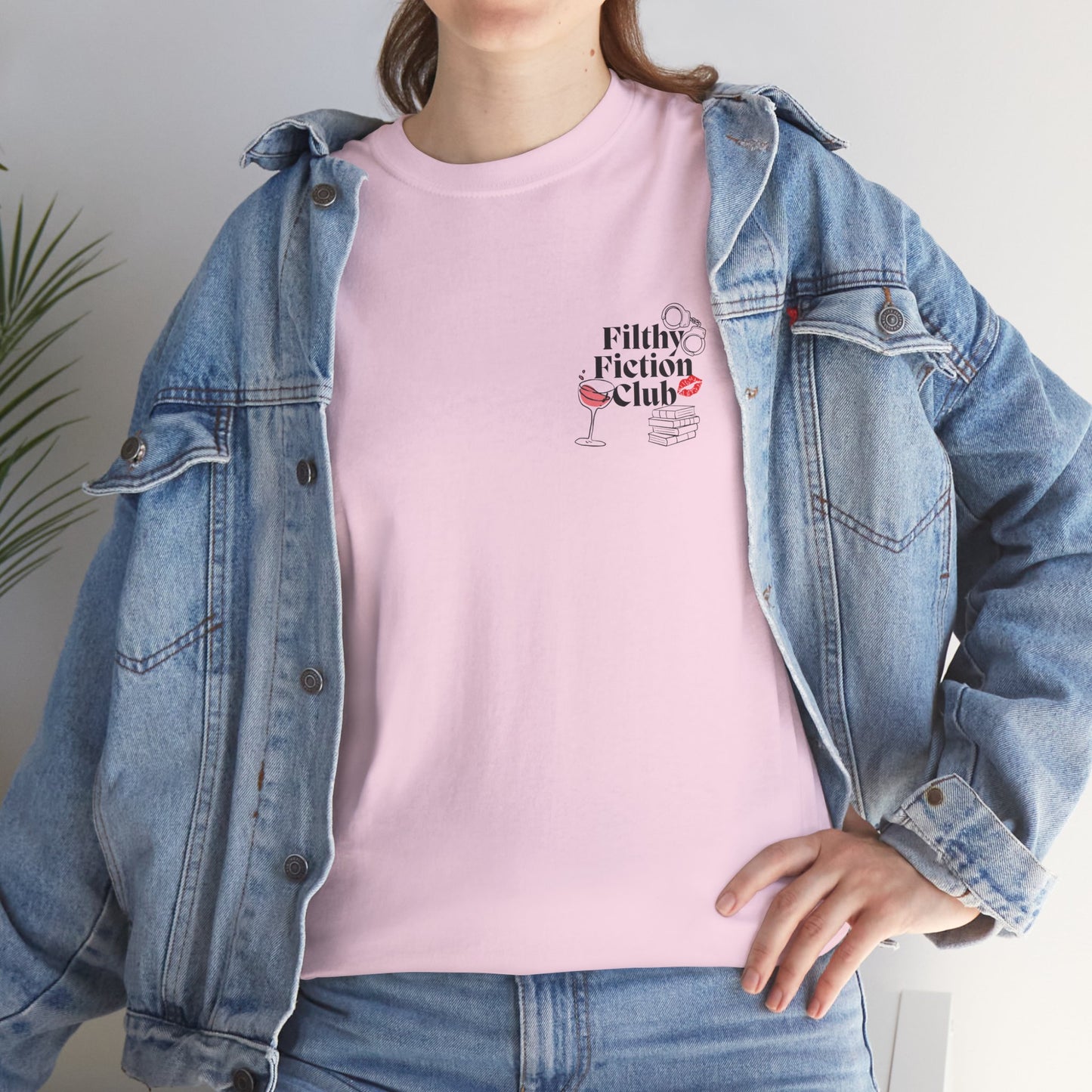 Filthy Fiction Club Tee – Spicy Book Girl Shirt for Smut Readers & BookTok Addicts