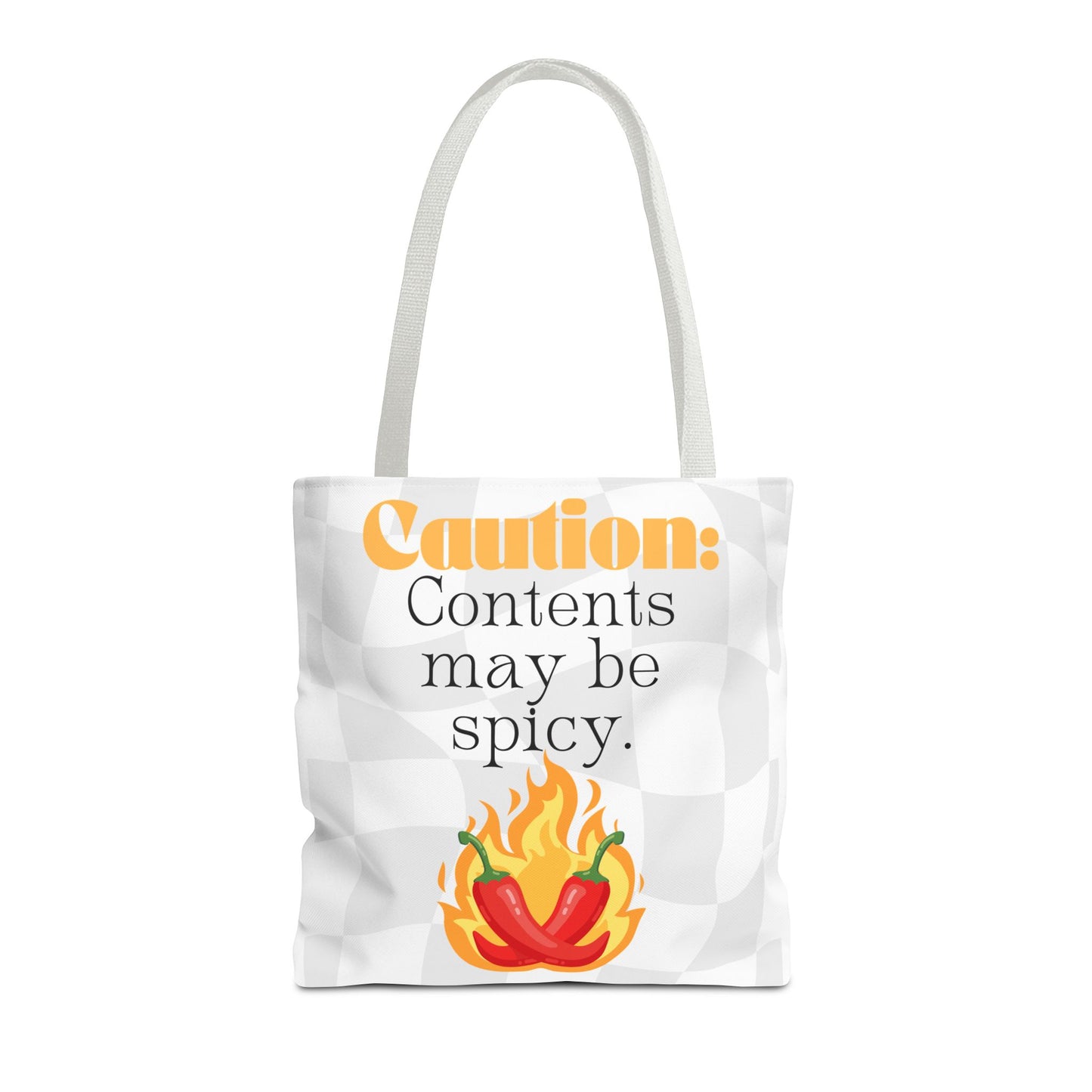 Caution: Contents May Be Spicy Tote Bag – Smut Book Lover Aesthetic Carry-All