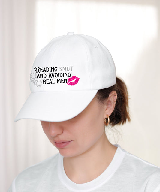Reading Smut and Avoiding Real Men – Dad Hat for Book Lovers
