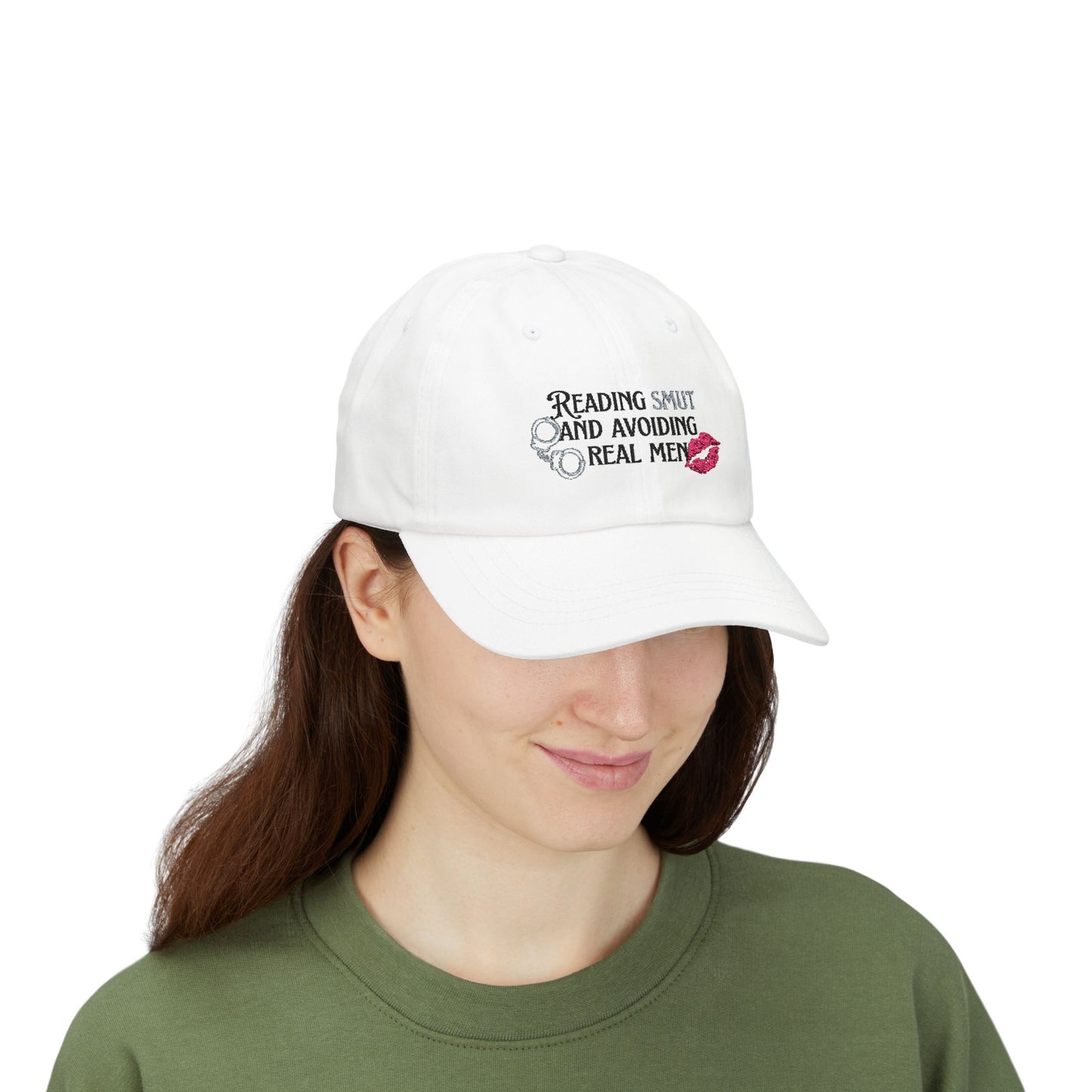 Reading Smut and Avoiding Real Men – Dad Hat for Book Lovers