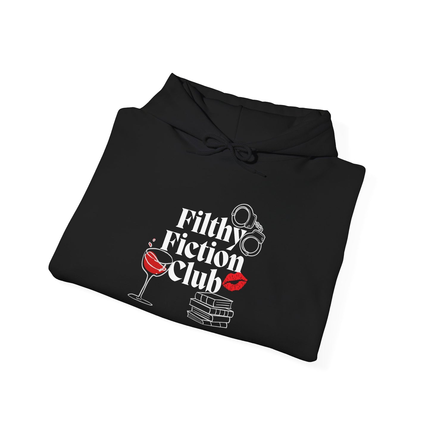 Filthy Fiction Club Hoodie – Smut Lover Bookish Aesthetic Unisex Sweatshirt