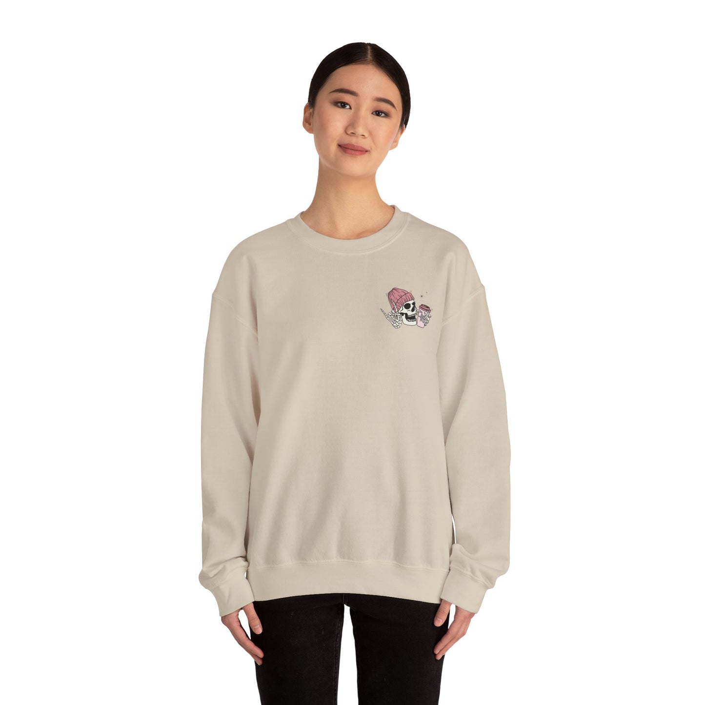 Fueled by Coffee and Smut Crewneck Sweatshirt – Spicy Book Lover Aesthetic