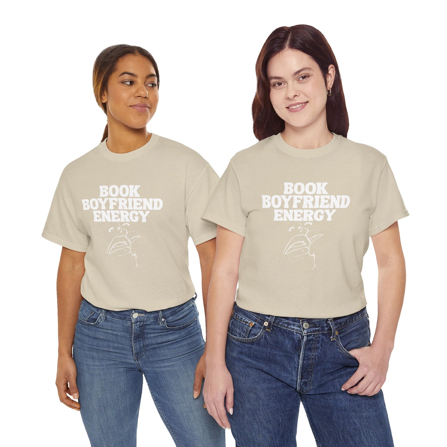 Book Boyfriend Energy Tee – Spicy BookTok T-Shirt for Romance Readers