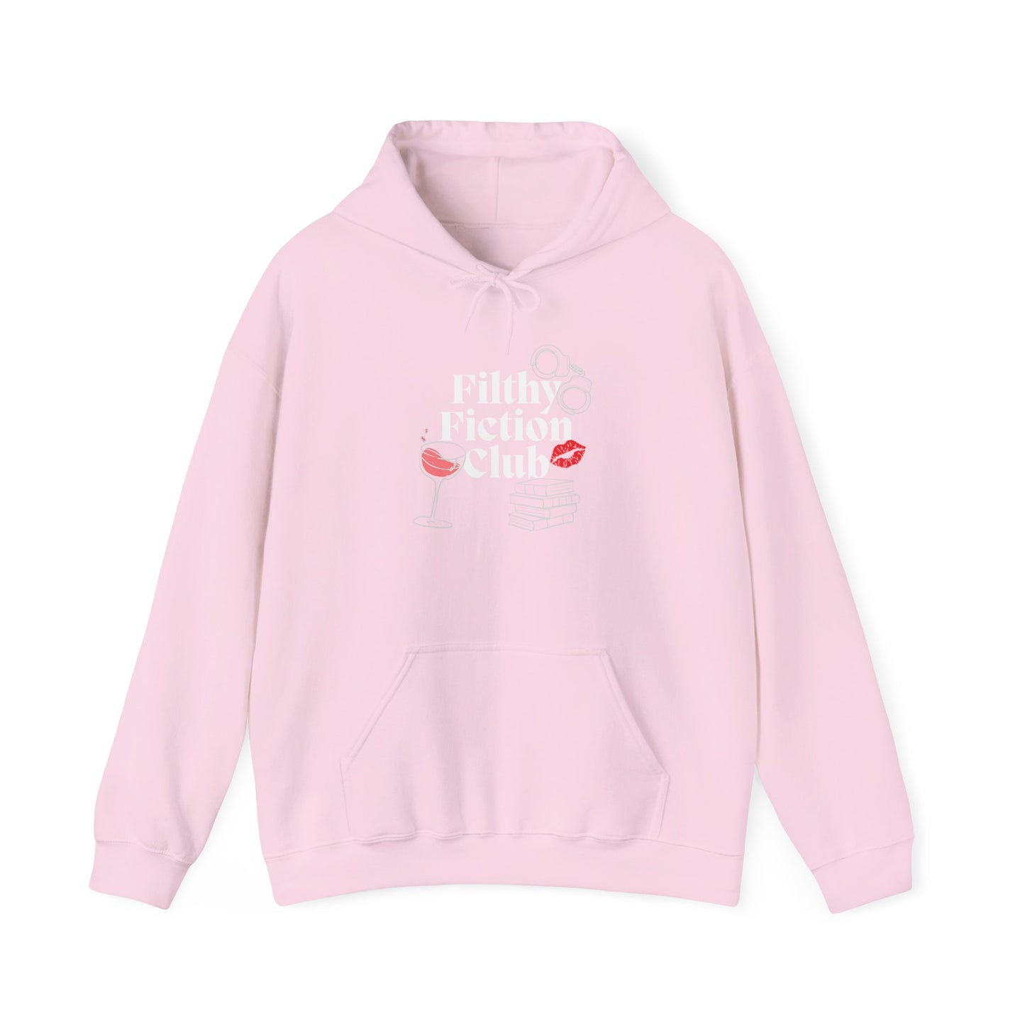 Filthy Fiction Club Hoodie – Smut Lover Bookish Aesthetic Unisex Sweatshirt