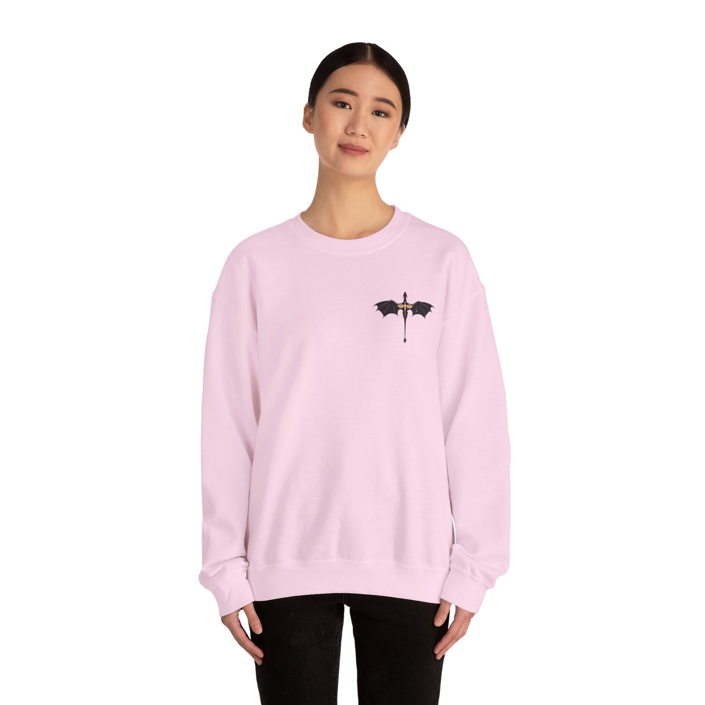 Night Court Smut Slayer Crewneck – Valkyrie Dragon Fantasy Sweatshirt for Booktok Babes