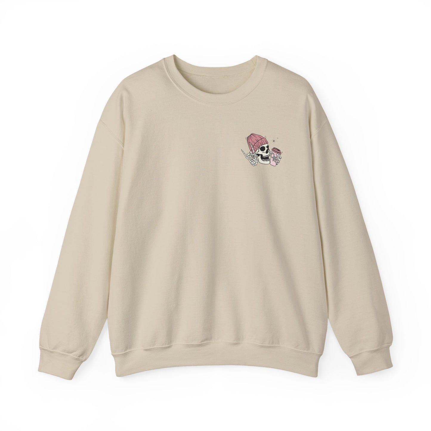 Fueled by Coffee and Smut Crewneck Sweatshirt – Spicy Book Lover Aesthetic