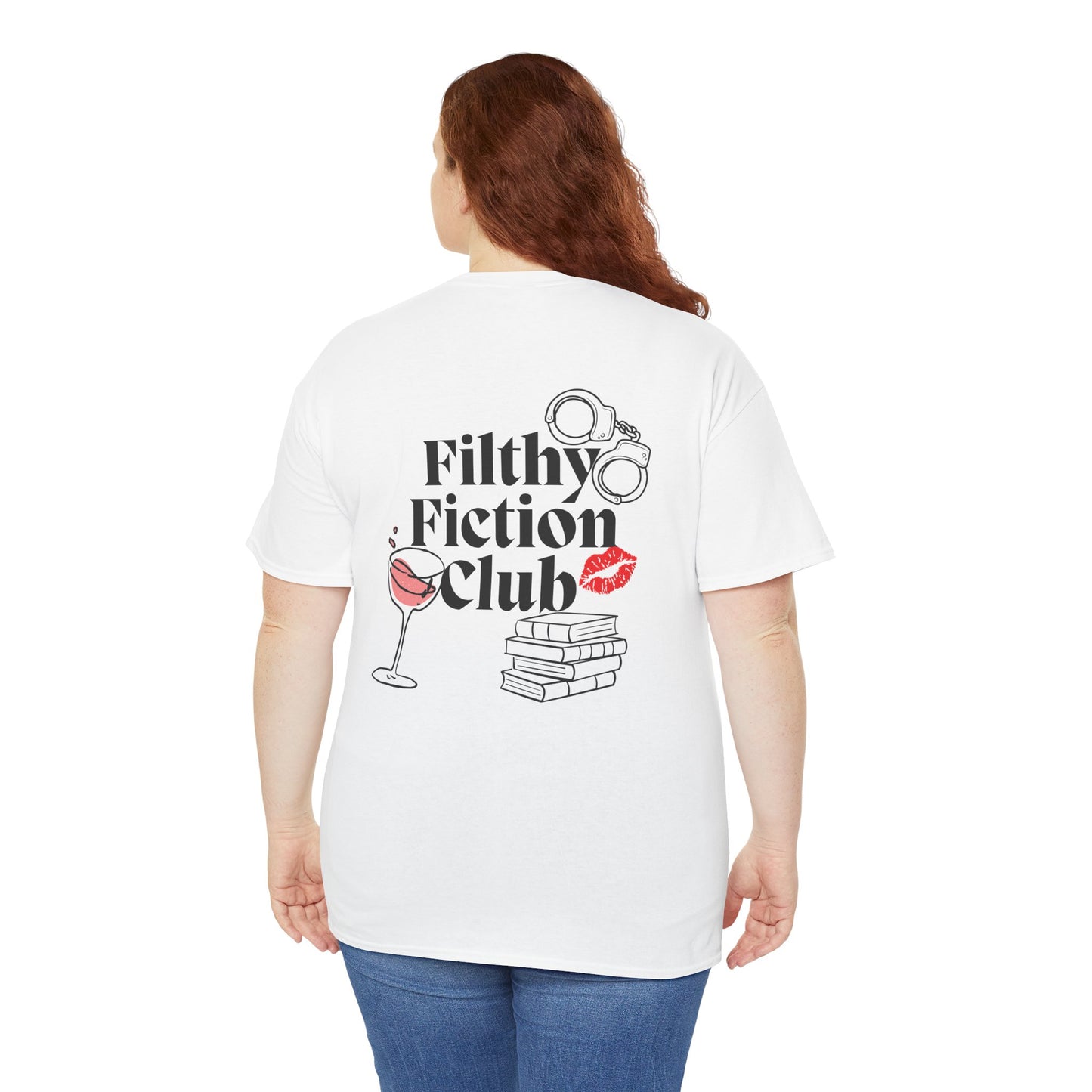 Filthy Fiction Club Tee – Spicy Book Girl Shirt for Smut Readers & BookTok Addicts