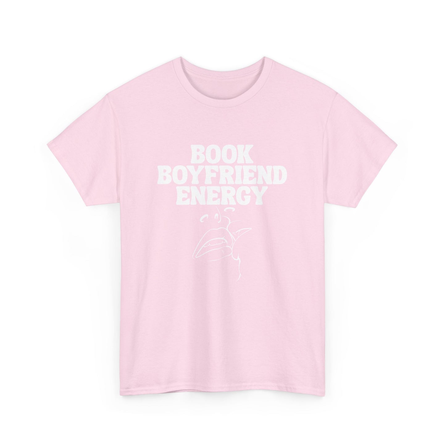 Book Boyfriend Energy Tee – Spicy BookTok T-Shirt for Romance Readers