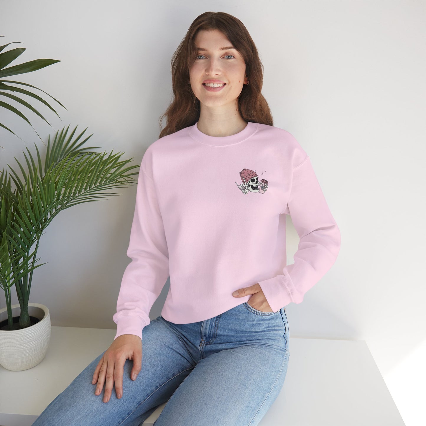Fueled by Coffee and Smut Crewneck Sweatshirt – Spicy Book Lover Aesthetic