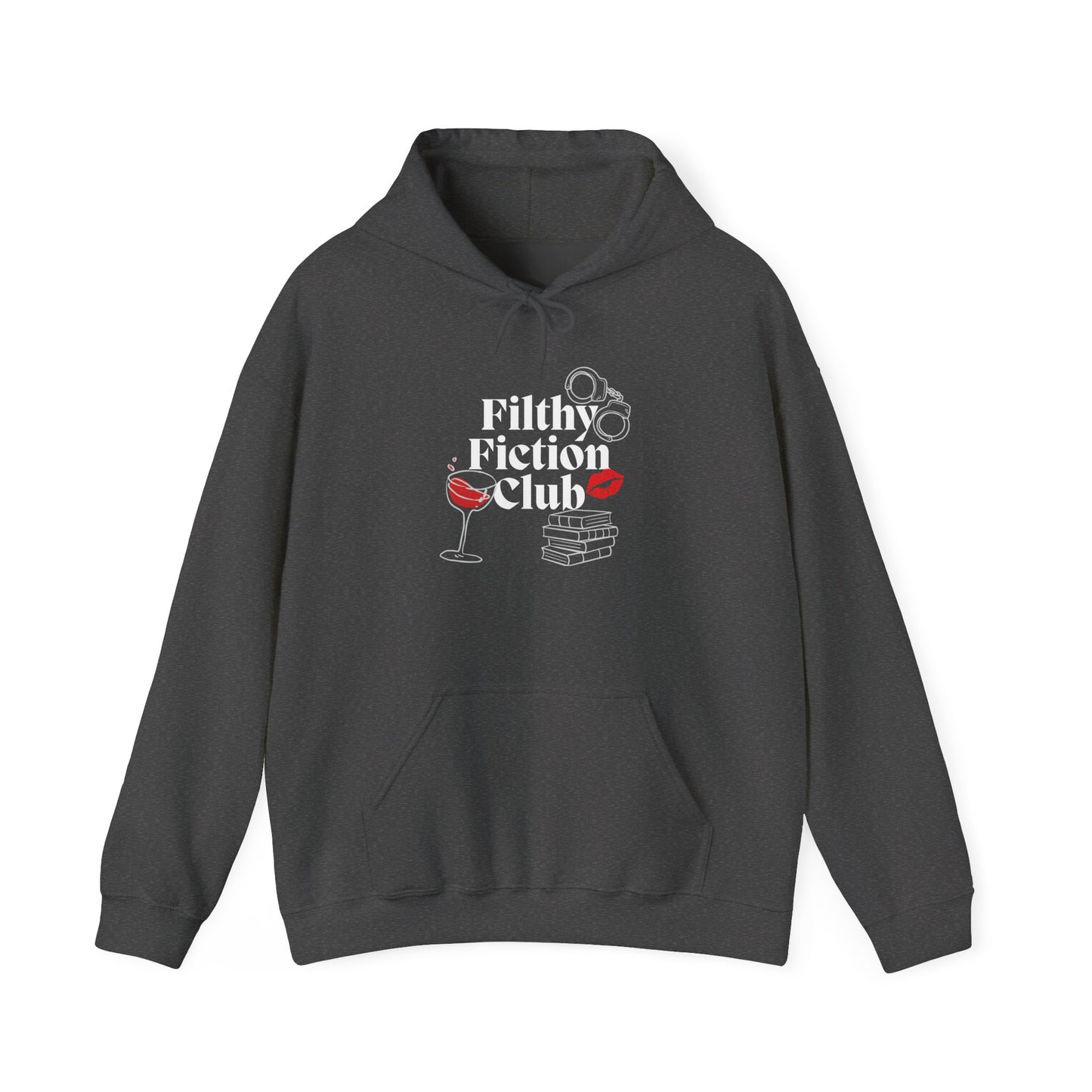 Filthy Fiction Club Hoodie – Smut Lover Bookish Aesthetic Unisex Sweatshirt