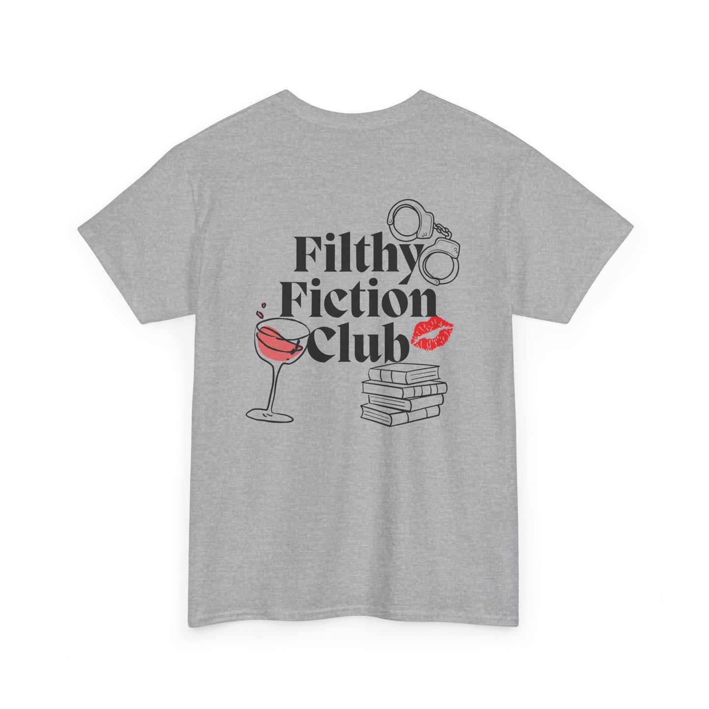 Filthy Fiction Club Tee – Spicy Book Girl Shirt for Smut Readers & BookTok Addicts