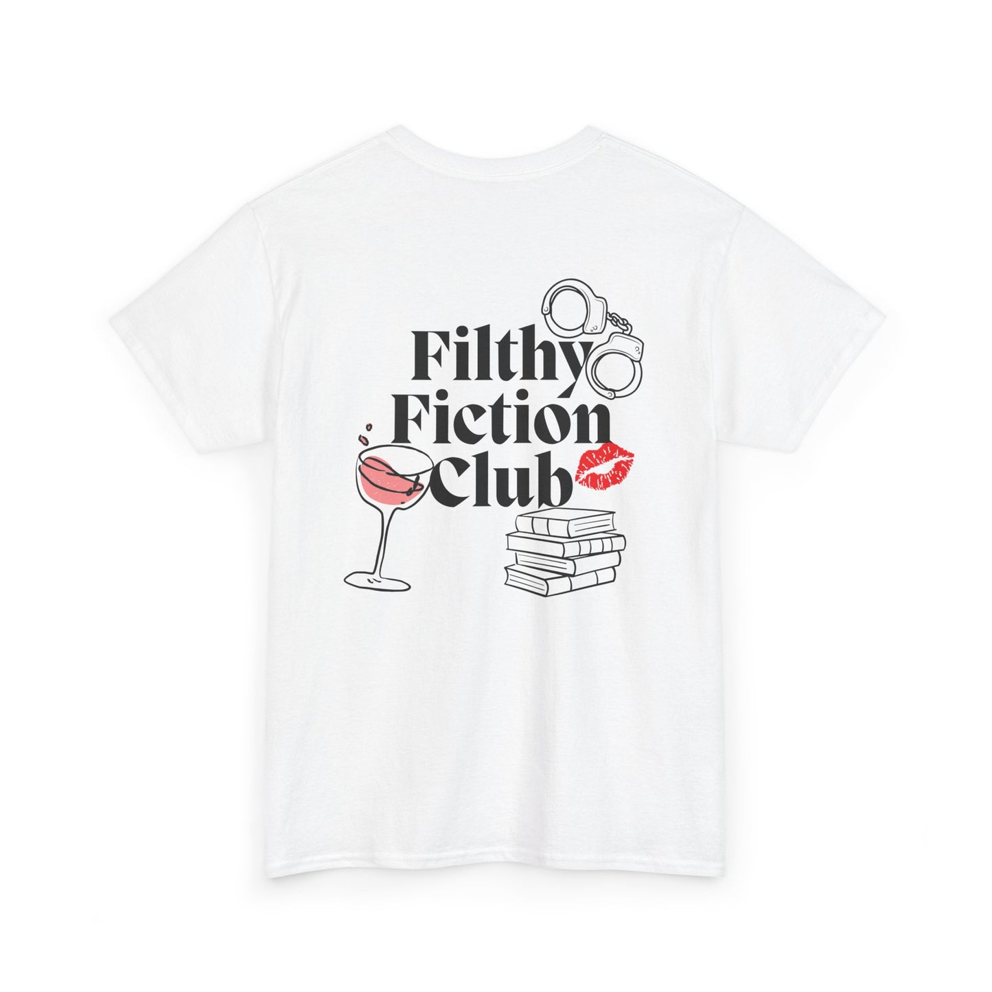 Filthy Fiction Club Tee – Spicy Book Girl Shirt for Smut Readers & BookTok Addicts