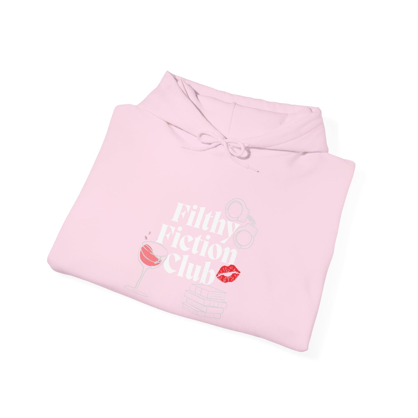 Filthy Fiction Club Hoodie – Smut Lover Bookish Aesthetic Unisex Sweatshirt