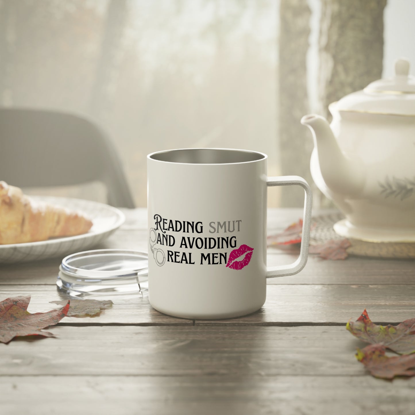 Certified Smut Reader – Insulated Coffee Mug for Book Lovers & Baddies