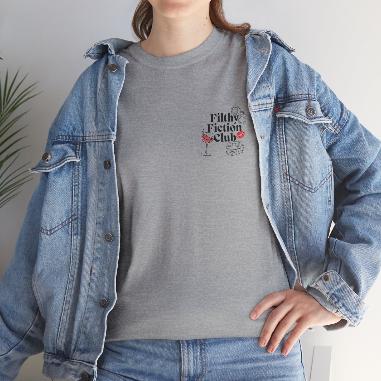 Filthy Fiction Club Tee – Spicy Book Girl Shirt for Smut Readers & BookTok Addicts