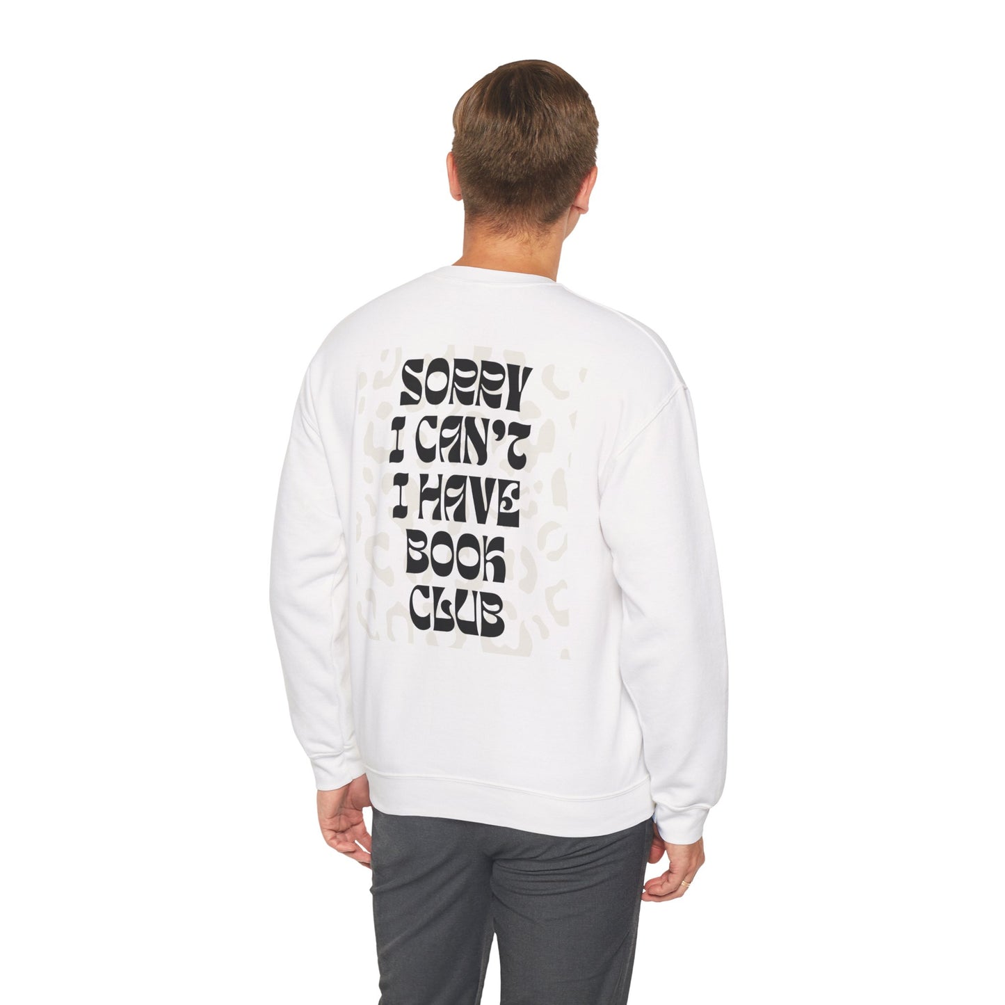 Sorry I Can’t, I Have Book Club Crewneck — Spicy Smut Reader Aesthetic Sweatshirt
