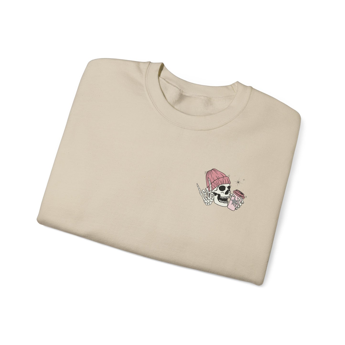 Fueled by Coffee and Smut Crewneck Sweatshirt – Spicy Book Lover Aesthetic