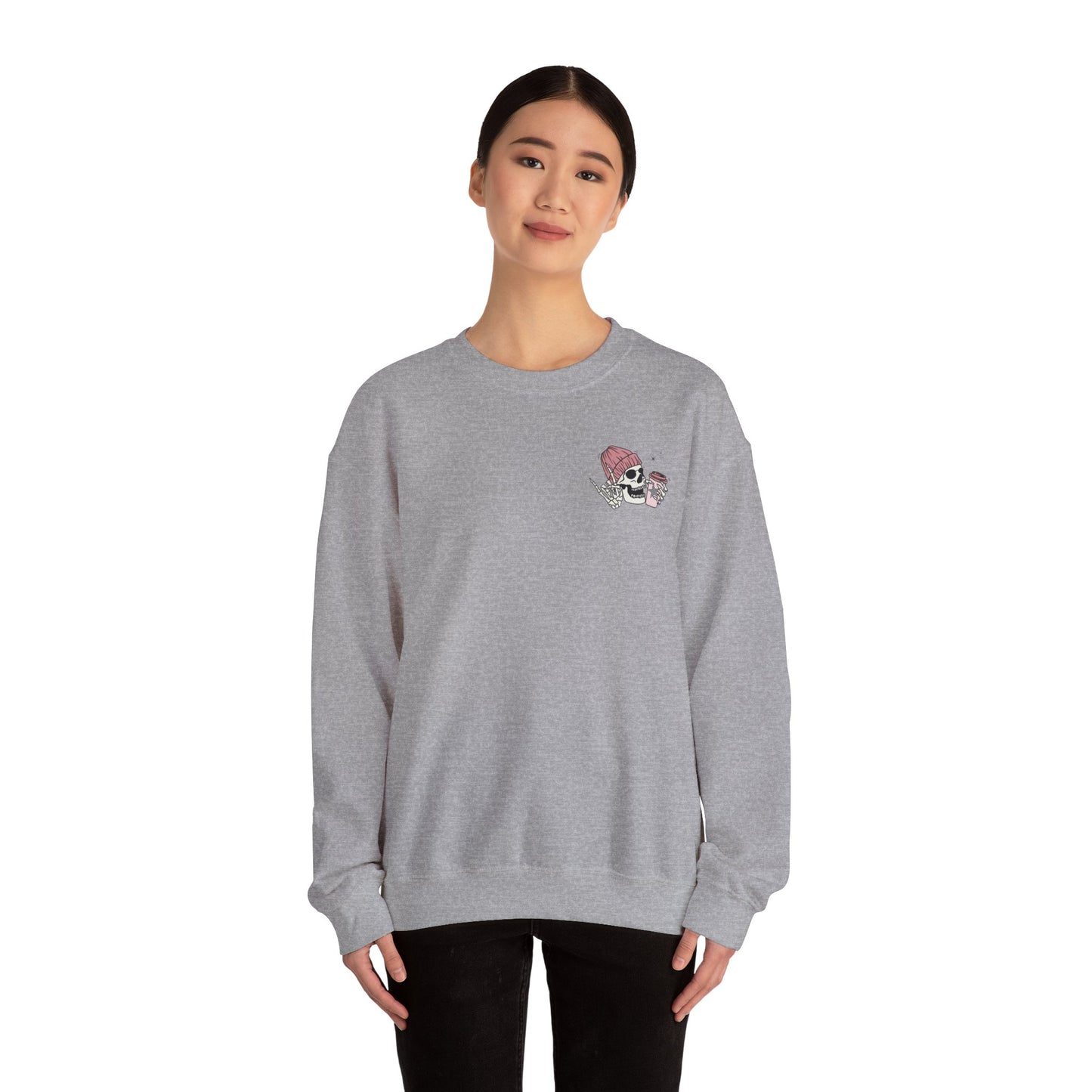 Fueled by Coffee and Smut Crewneck Sweatshirt – Spicy Book Lover Aesthetic
