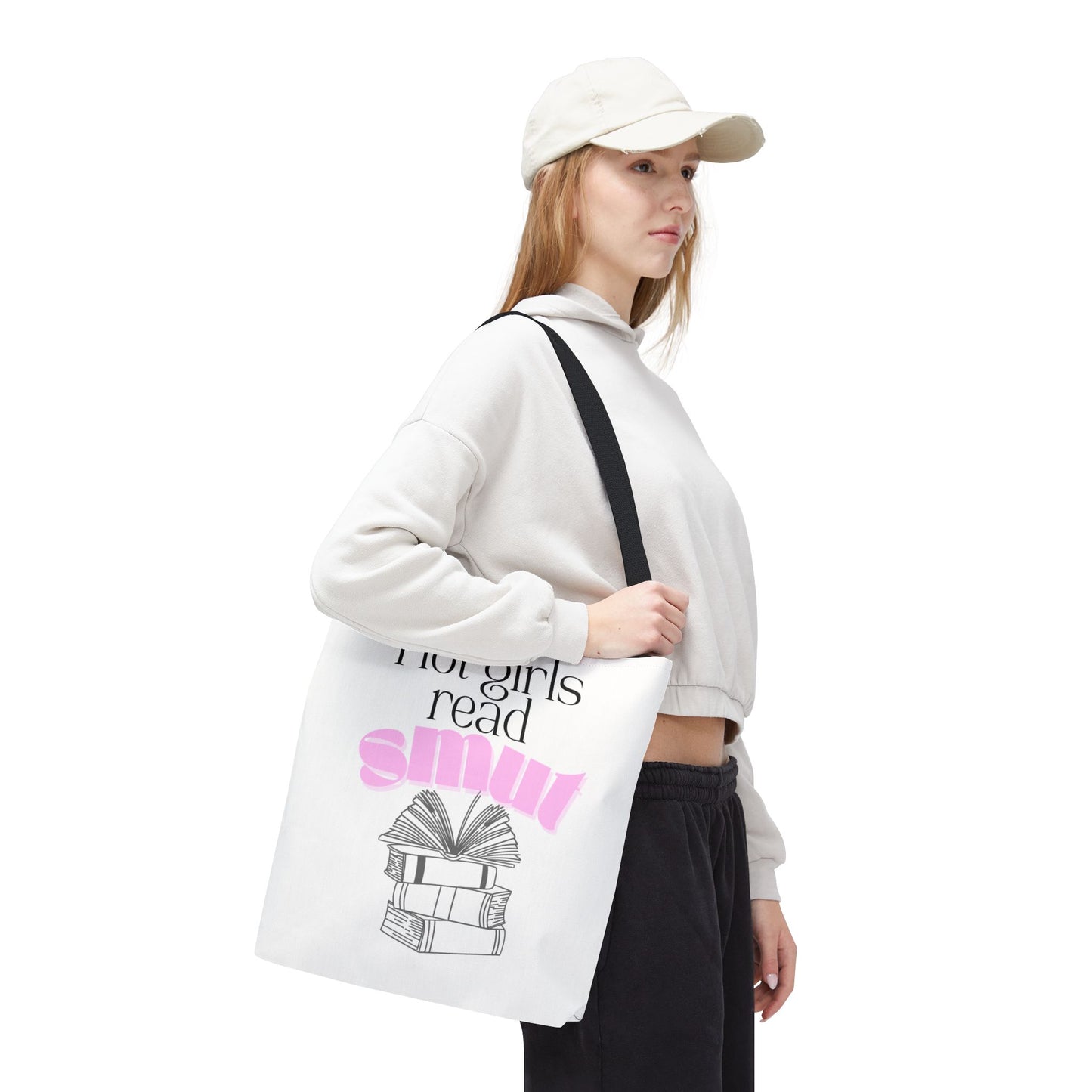 Hot Girls Read Smut Tote Bag – Spicy Book Club Aesthetic for BookTok Babes