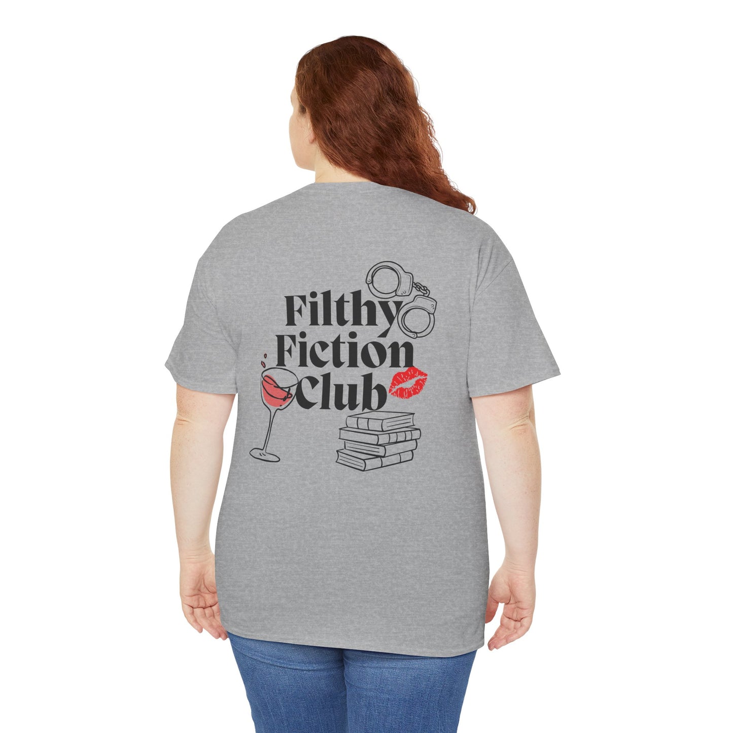 Filthy Fiction Club Tee – Spicy Book Girl Shirt for Smut Readers & BookTok Addicts