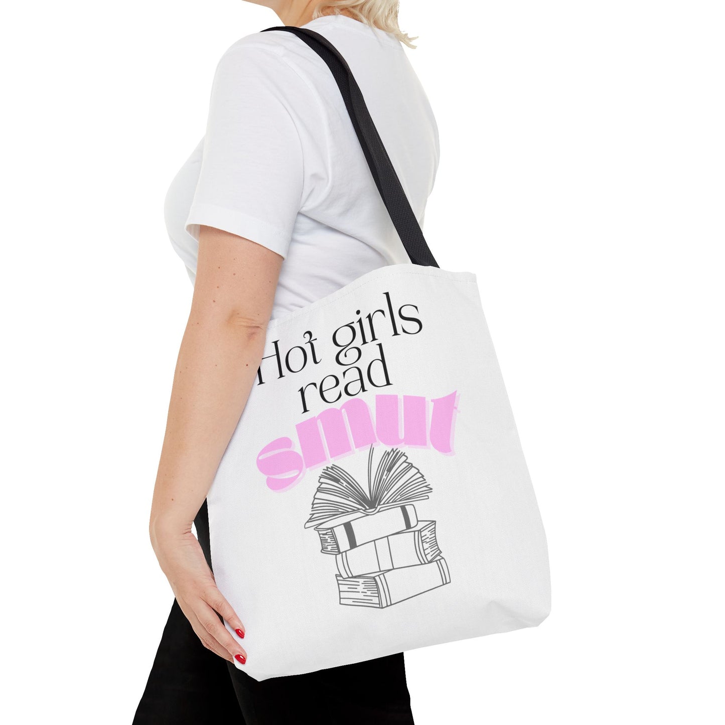 Hot Girls Read Smut Tote Bag – Spicy Book Club Aesthetic for BookTok Babes