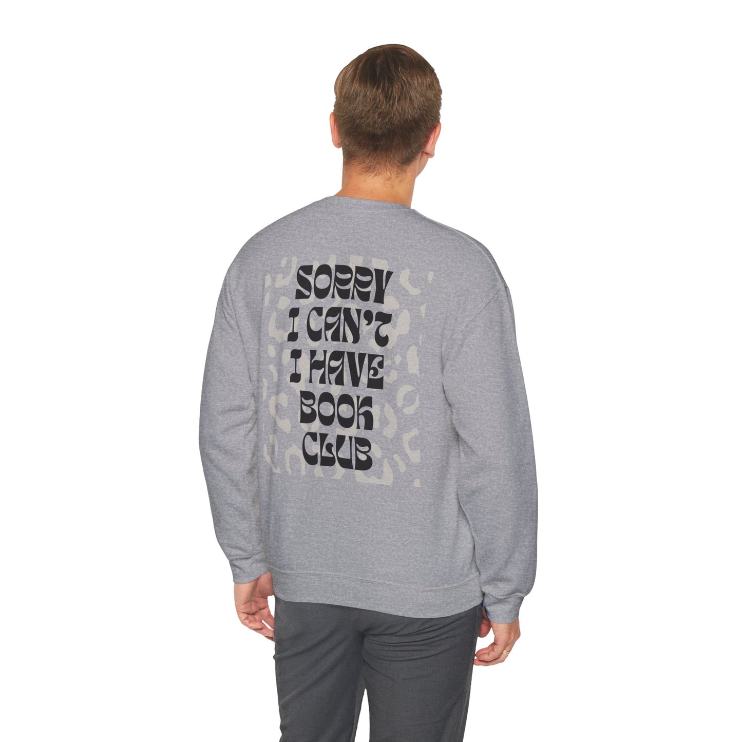 Sorry I Can’t, I Have Book Club Crewneck — Spicy Smut Reader Aesthetic Sweatshirt