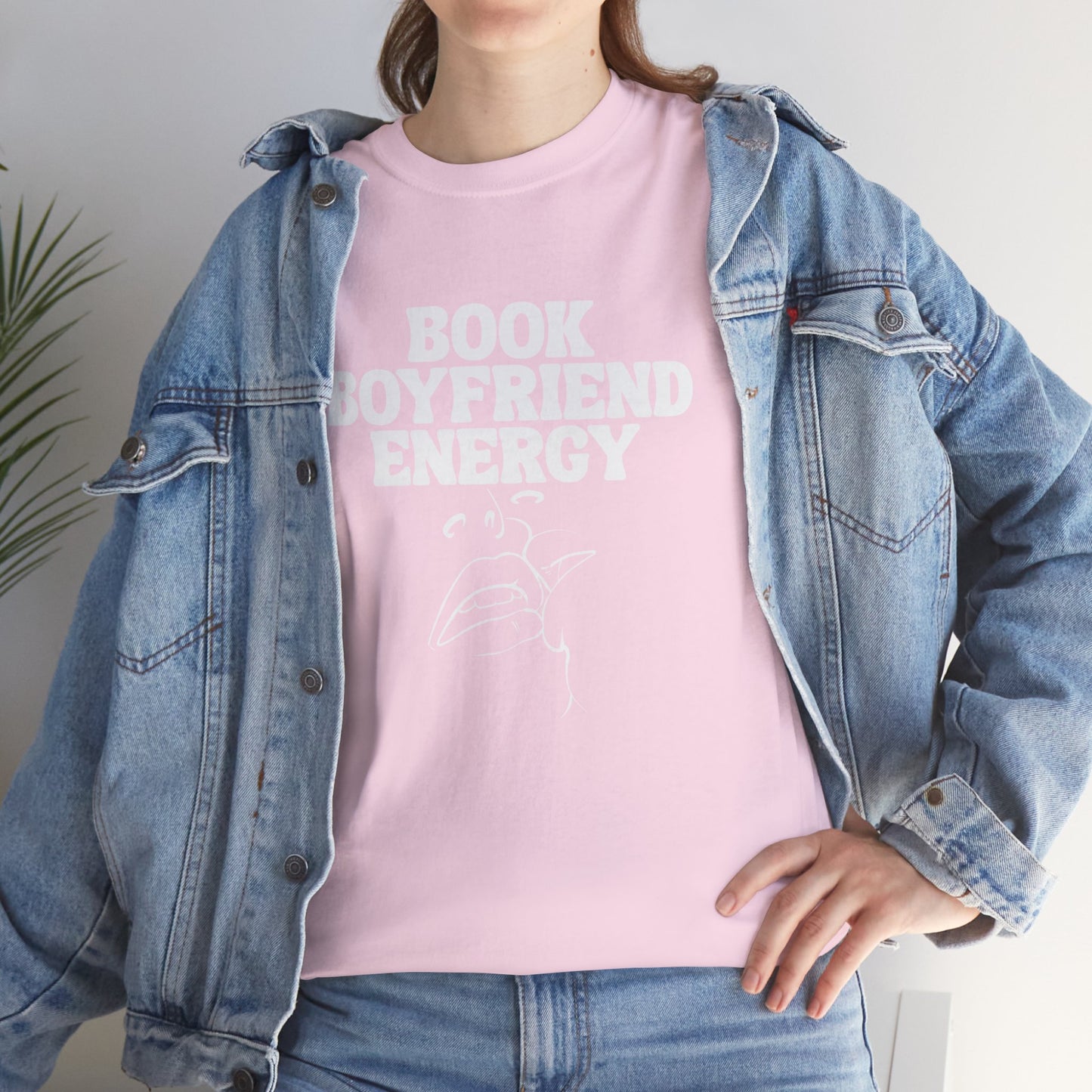 Book Boyfriend Energy Tee – Spicy BookTok T-Shirt for Romance Readers